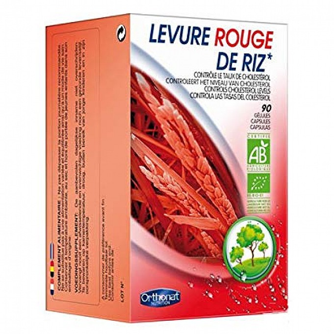 Levadura de arroz rojo Orthonat 90 caps