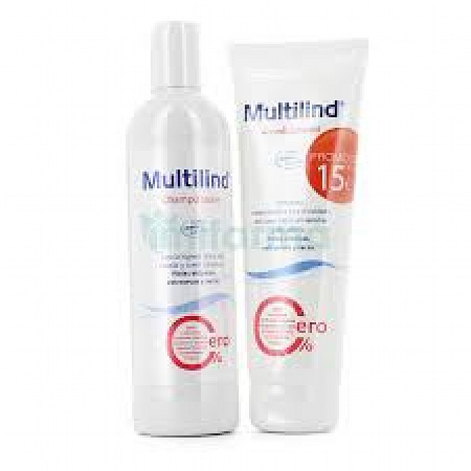 Multilind champú suave 400ml + acondicionador 250ml