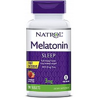 Natrol Melatonin 3mg Fast Dissolve Strawberry tabletas