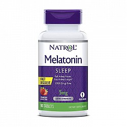 Natrol Melatonin 5mg Fast Dissolve Strawberry