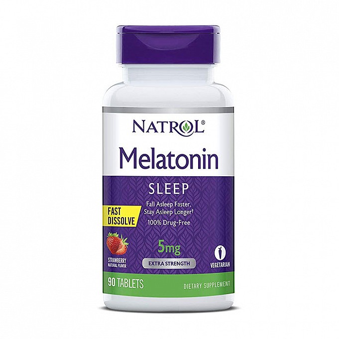 natrol melatonin 5mg fast dissolve strawberry