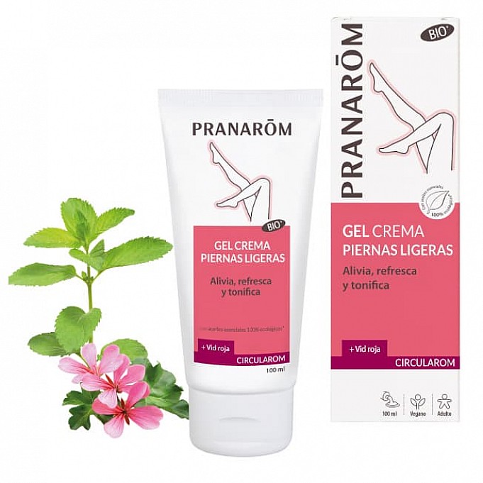 Pranarom gel crema piernas ligeras