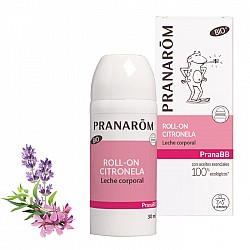 Pranarom Pranabb Roll On Citronela Leche Corporal Bio Eco 30 ml