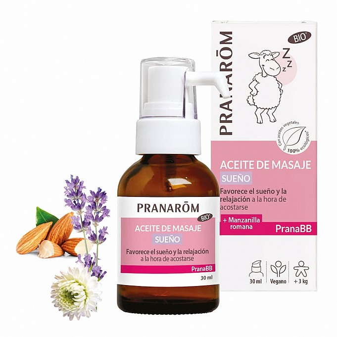 Pranarom Aceite Masaje Sueño Bio