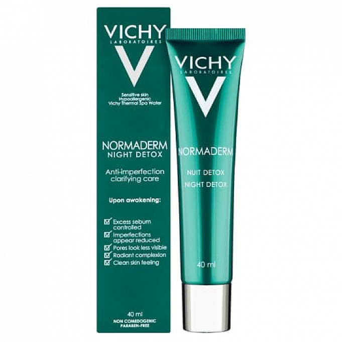 Vichy Normaderm night detox crema 40ml